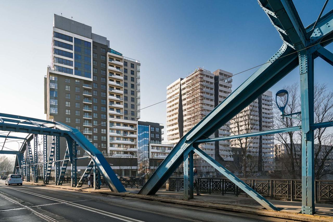 브로츠와프 Rentplanet - Odra Tower 아파트 외부 사진