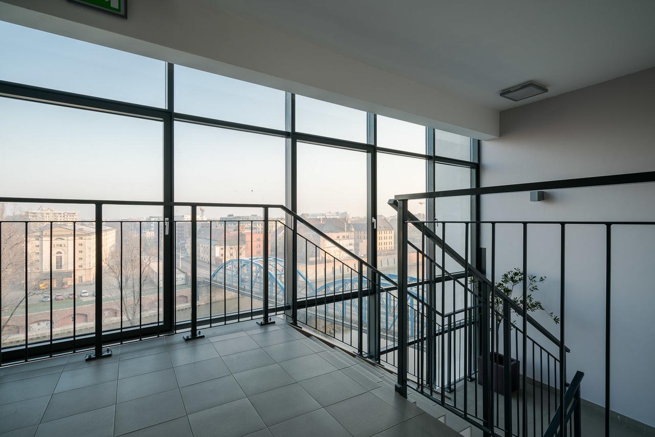 브로츠와프 Rentplanet - Odra Tower 아파트 외부 사진